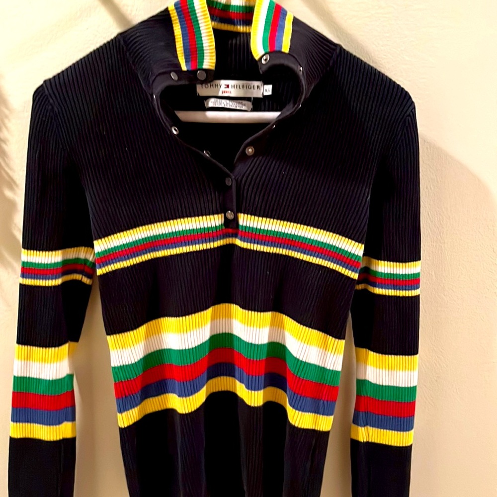 Tommy Hilfiger Striped Shirt. Size Small